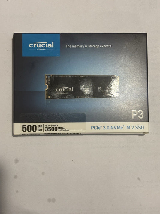 Crucial CT500P3SSD8 500GB, M.2 2280 Internal SSD