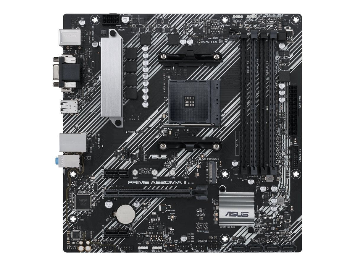 ASUS PRIME A520M-A II/CSM - motherboard - micro ATX - Socket AM4 - AMD A520
