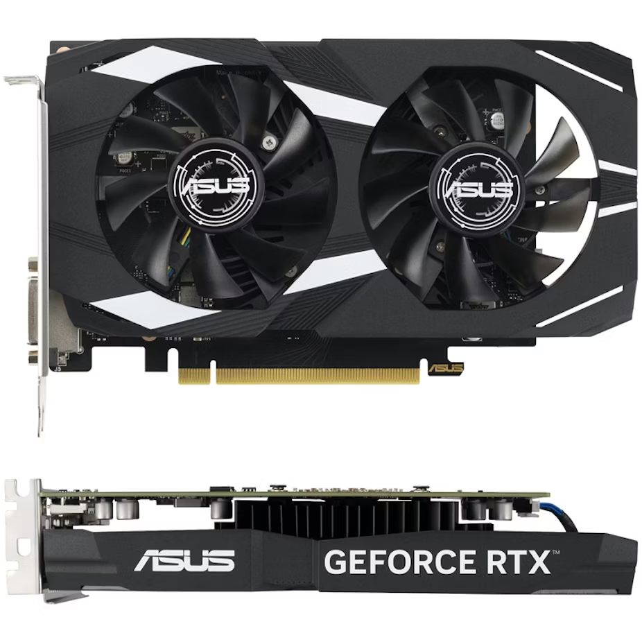 ASUS GeForce RTX 3050 6G DUAL OC Gaming Graphics Card 1537MHz Boost Clock, GDDR6