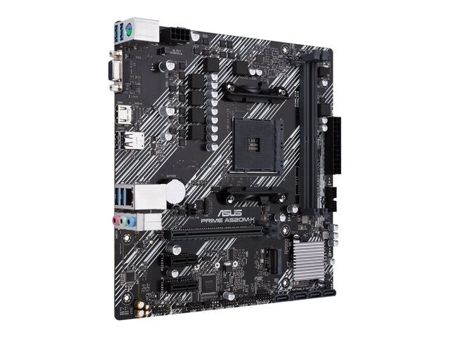 ASUS PRIME A520M-K - motherboard - micro ATX - Socket AM4 - AMD A520