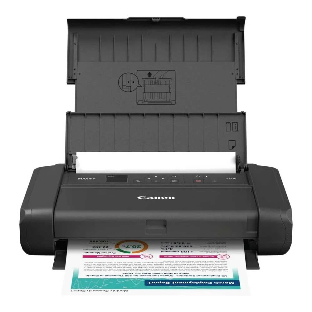 Canon MAXIFY BX110 A4 Colour Inkjet Printer With Battery