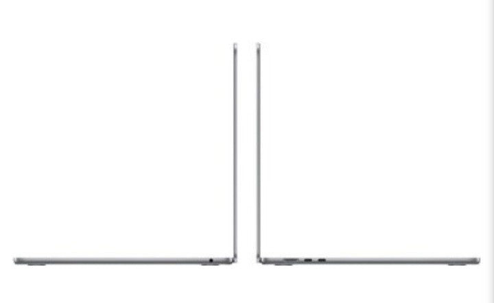 Apple MacBook Air 15.3" (256GB SSD, M2, 8GB) Laptop - Space Grey - MQKP3B/A (Jun
