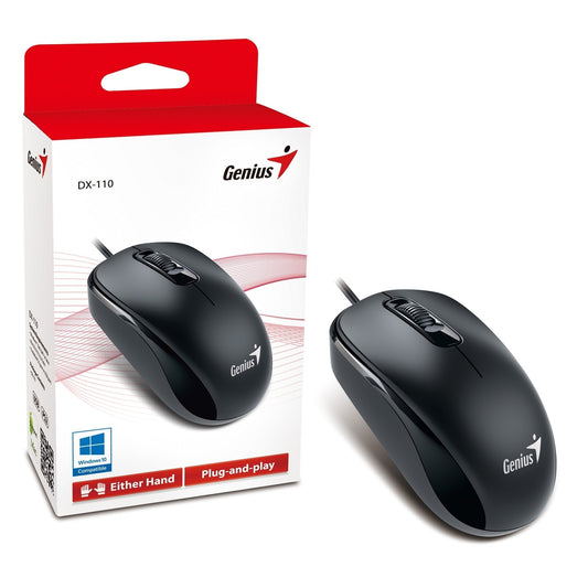Genius DX-110 Optical Mouse - Calm Black