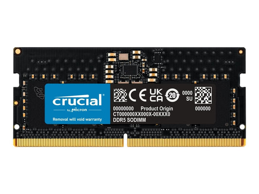 Crucial - DDR5 - module - 8 GB - SO-DIMM 262-pin -  CT8G48C40S5
