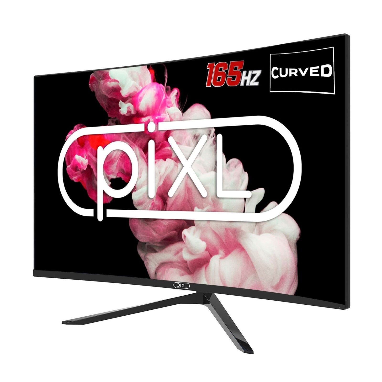 piXL  27 Inch Curved Frameless Monitor, 165Hz, 6ms Response Time, HDR, F 