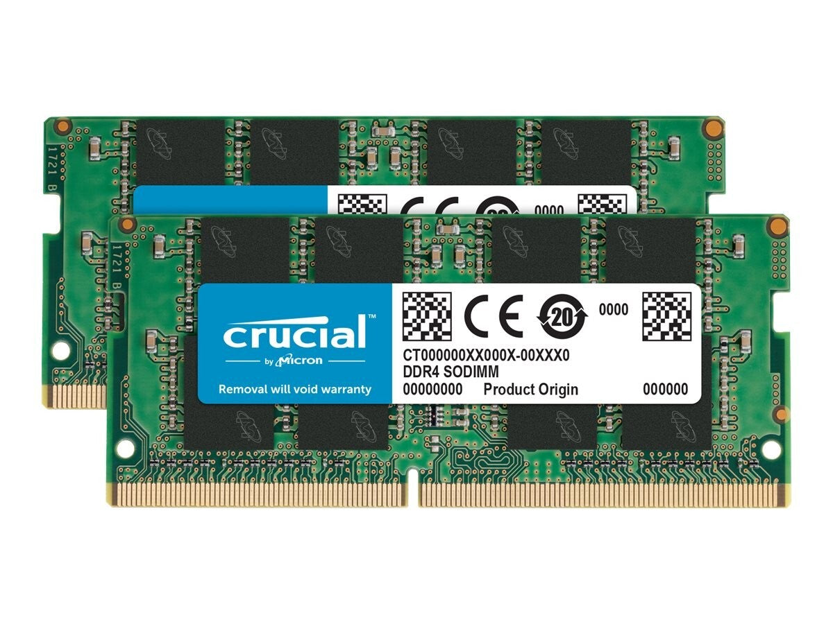 Crucial RAM 32GB Kit (2x16GB) DDR4 3200MHz CL22 Laptop Memory CT2K16G4SFRA32A