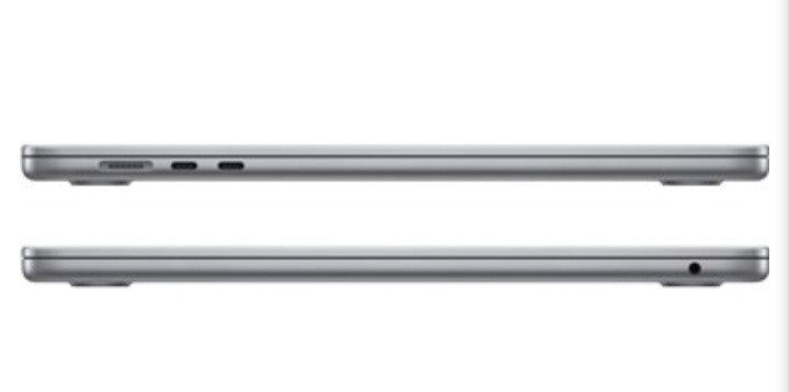 Apple MacBook Air 15.3" (256GB SSD, M2, 8GB) Laptop - Space Grey - MQKP3B/A (Jun