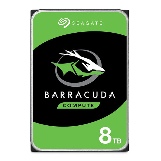 Seagate BarraCuda ST8000DM004 8TB Desktop Hard Drive 3.5" SATA III 5400RPM 256MB