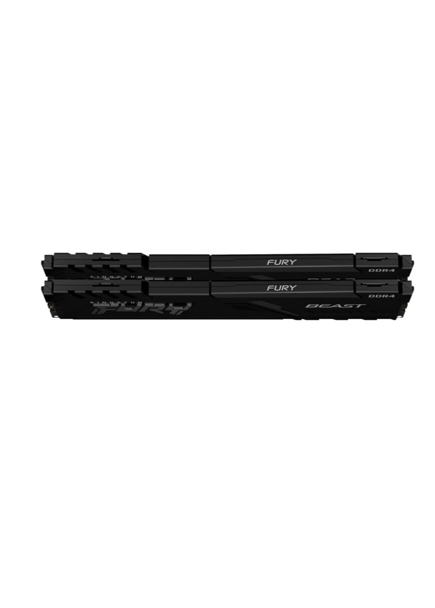 Kingston FURY Beast 16GB (2 x 8GB) 3200MHz DDR4 RAM - Black Memory Size: 16GB..