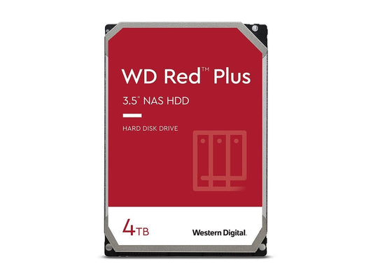 WD Red Plus - hard drive - 4 TB - SATA 6Gb/s   WD40EFZZ
