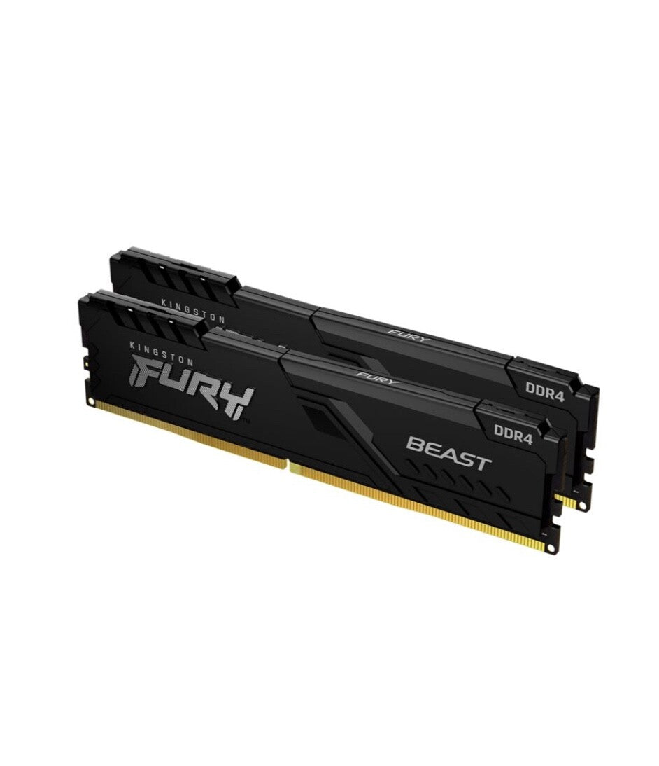 Kingston FURY Beast 16GB (2 x 8GB) 3200MHz DDR4 RAM - Black Memory Size: 16GB..
