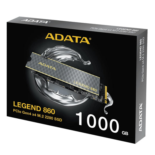 Adata Legend 860 (SLEG-860-1000GCS) 1TB NVMe SSD, PCIe Gen4, M.2 Interface, 2280