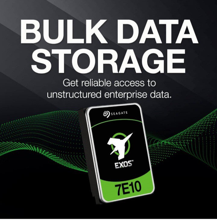 Seagate ST8000NM017B Exos Enterprise (7E10) 8TB SATA Hard Drive w/ 7200RPM 6Gb/s