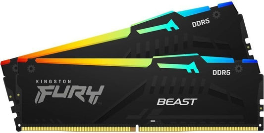 Kingston Technology Fury Beast 32GB DDR5 CL36 DIMM Desktop Gaming Memory Kit of 