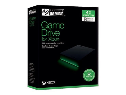 Seagate Game Drive 4TB USB 3.0 External HDD for Xbox - Black (STKX4000402)