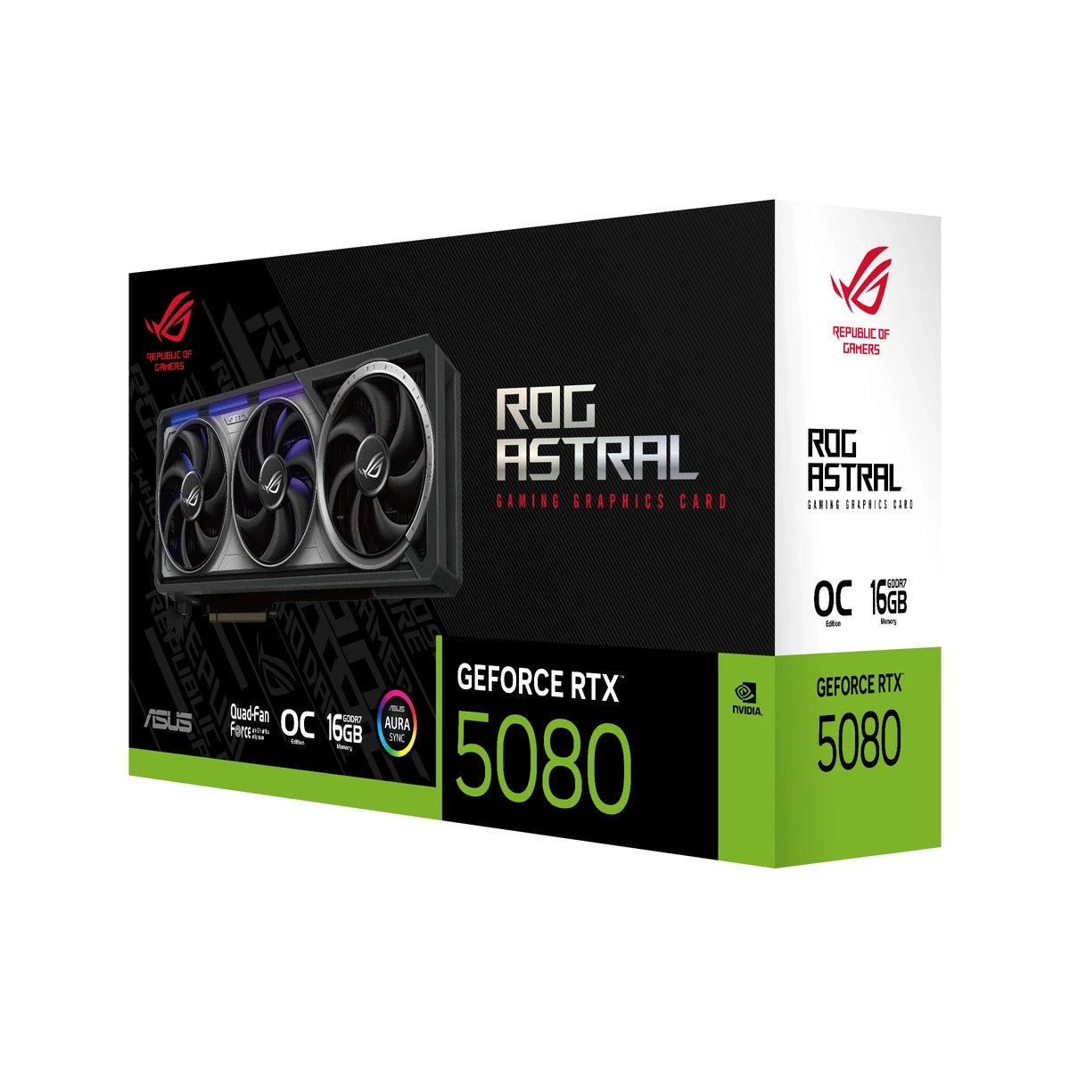 ASUS ROG Astral - -RTX5080-O16G-WHITE Geforce RTX 5080 16 GB GDDR7 256 bit 7680