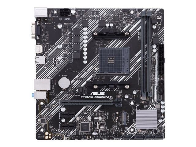 ASUS PRIME A520M-K - motherboard - micro ATX - Socket AM4 - AMD A520