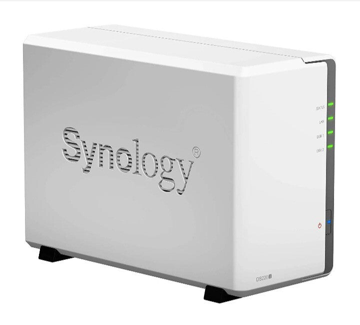 2bay  Synology DiskStation DS223j  NAS Enclosure,Realtek RTD1619B Quad Core,1GB.