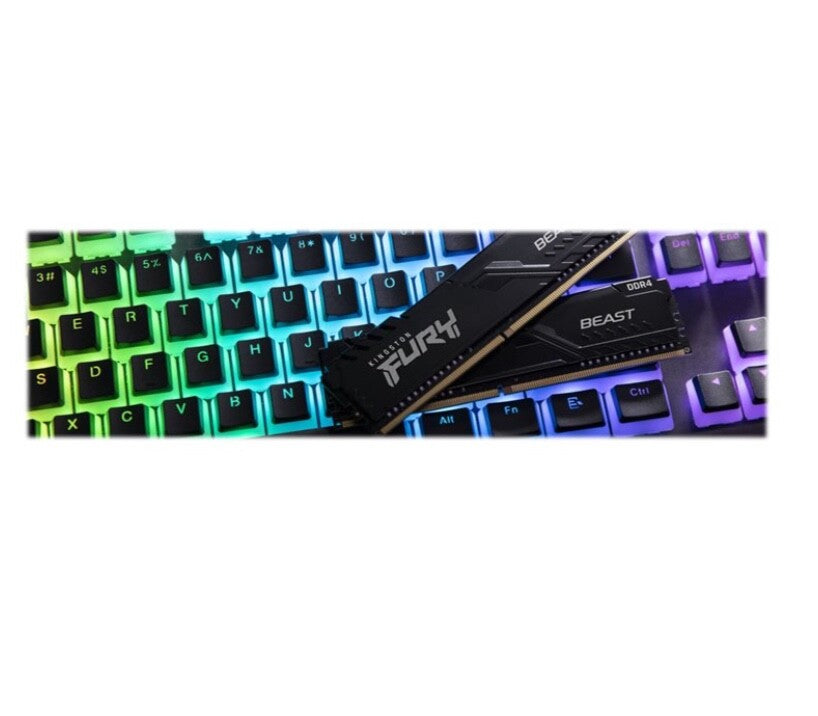 Kingston FURY Beast 16GB (2 x 8GB) 3200MHz DDR4 RAM - Black Memory Size: 16GB..
