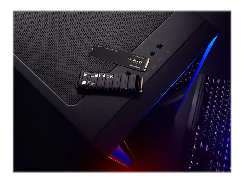 Western Digital WD_BLACK SN850X 1TB NVMe Internal SSD with Heatsink (WDS100T2XHE