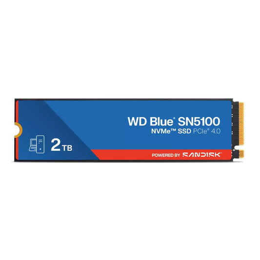WD Blue SN5100 2TB NVMe SSD PCIe Gen4 M.2 2280 7100MB/s Brand New