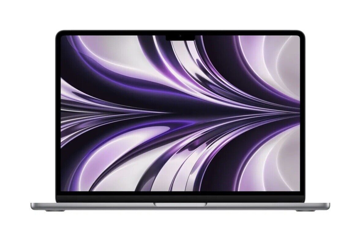 Apple MacBook Air 13.6" (256GB SSD, M2, 8GB) Laptop - Space Grey - MLXW3B/A (Jun