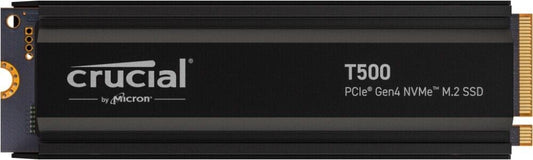 Crucial T500 1TB M.2 NVMe Internal SSD with Heatsink (CT1000T500SSD5)