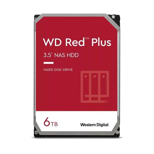 Western Digital Red Plus 6TB, Internal, 5400 RPM , 3.5" (WD60EFPX) Hard Drive