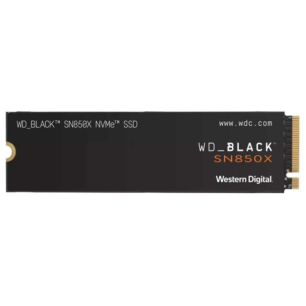 Western Digital WD_BLACK SN850X 2TB NVMe Internal SSD (WDS200T2X0E)