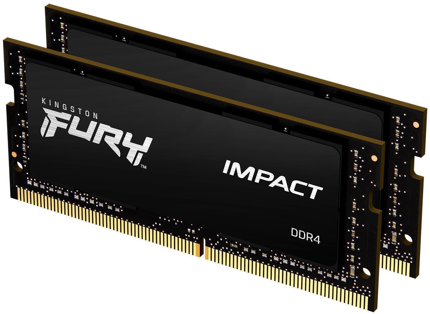Kingston FURY Impact 64GB Kit (2x32GB) DDR4 3200MHz Laptop RAM | KF432S20IBK2/64