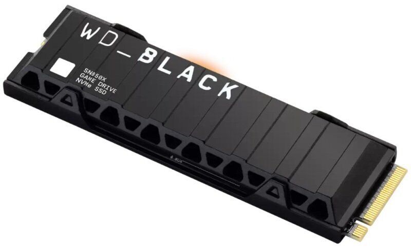 Western Digital WD_BLACK SN850X 1TB NVMe Internal SSD with Heatsink (WDS100T2XHE